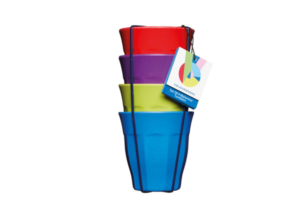 Colourworks Set of 4 Melamine Tumblers image 2