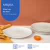 Mikasa Chalk Porcelain Dinner Plates, Set of 4, 27cm, White image 8