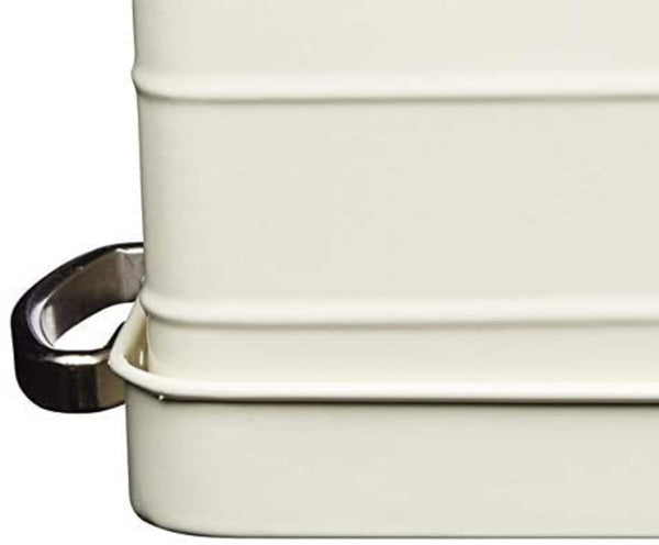 Living Nostalgia Antique Cream Herb Pots with Tray image 3