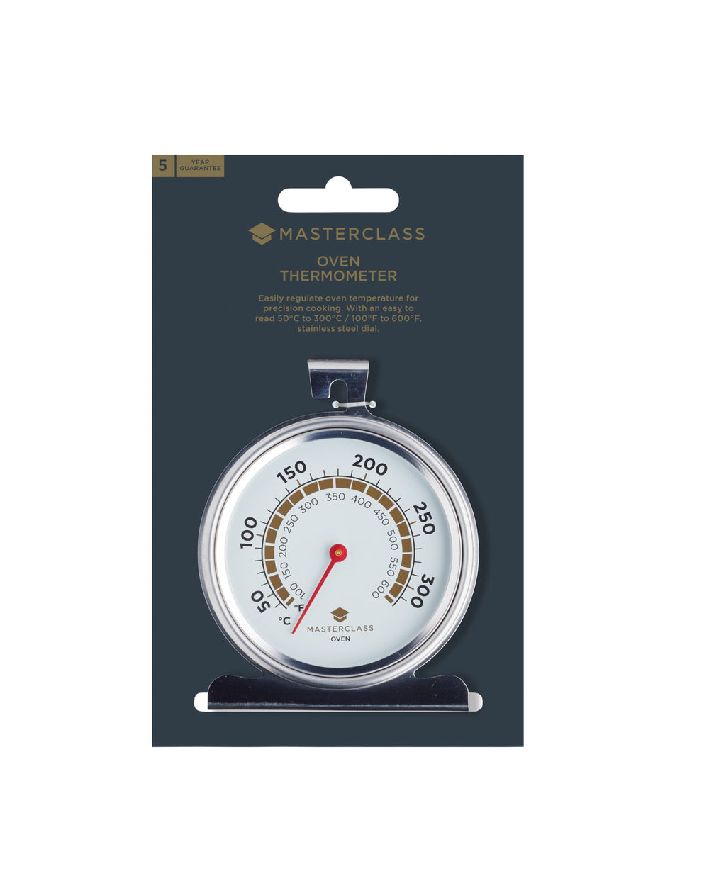 MasterClass Large Stainless Steel Oven Thermometer