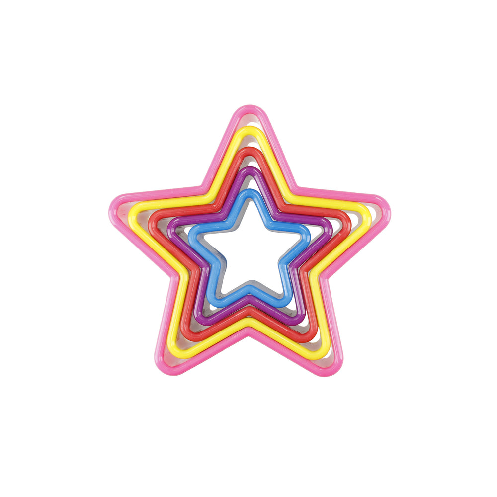Colourworks Set of 5 Star Shaped Cookie Cutters