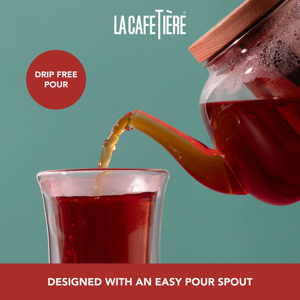 La Cafetière Rialto Glass Teapot, 4 Cup, 1.2L image 10