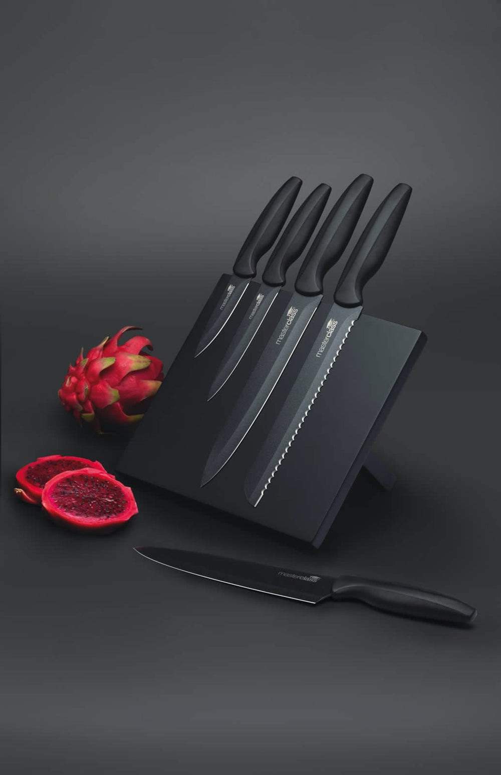 MasterClass Agudo 5 Piece Knife Set with Storage Stand