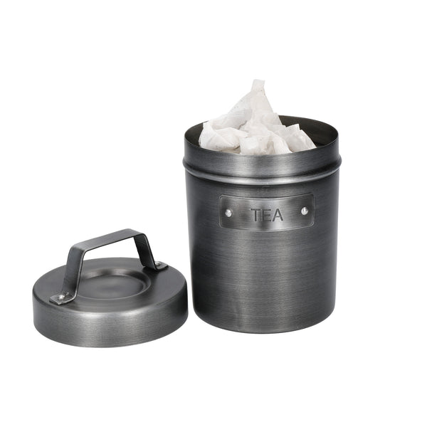 Industrial Kitchen Vintage-Style Metal Tea Caddy image 8