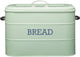 3pc English Sage Green Kitchen Storage Set with Cake Tin, Biscuit Tin and Bread Bin