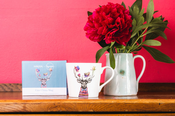 Mikasa Tipperleyhill Stag Print Fine China Mug, 380ml image 7