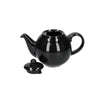 London Pottery Globe 2 Cup Teapot Gloss Black image 2