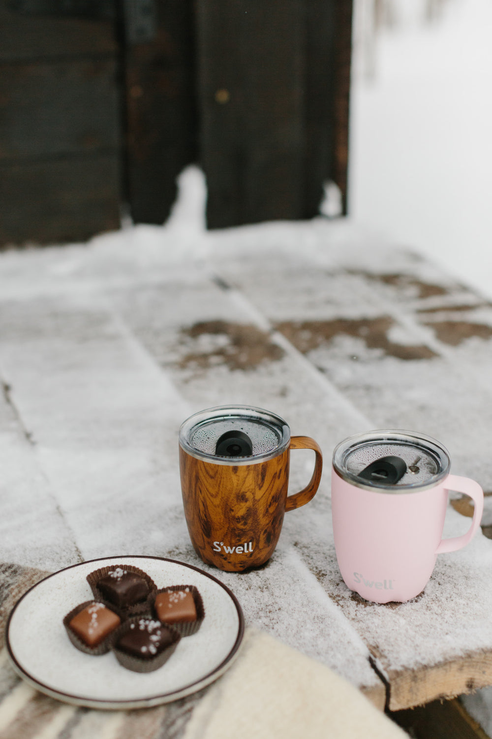 S'well Pink Topaz Mug with Handle, 350ml