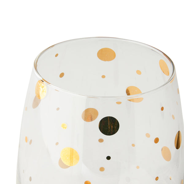 Mikasa 'Cheers' Set of 4 Etched Crystal Stemless Wine Glasses image 10