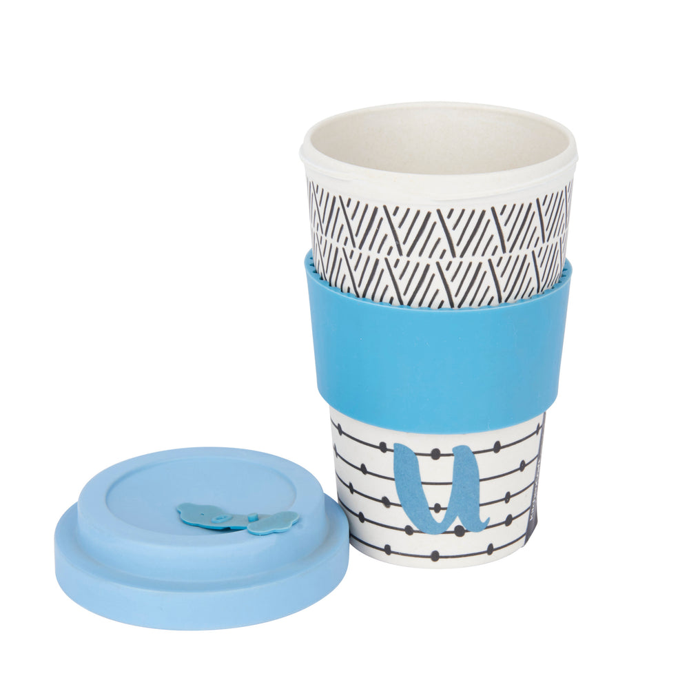 KitchenCraft 410ml Bamboo A to Z Letter 