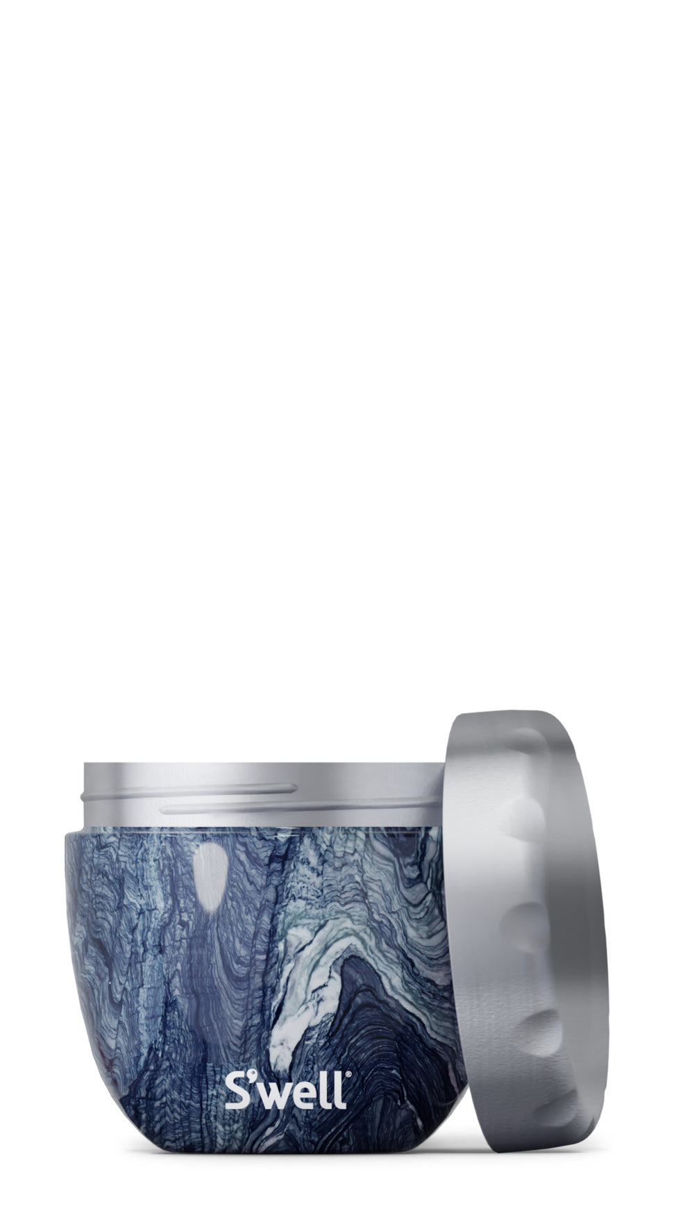 Azurite Marble S’well Eats 2-in-1 Food Bowl, 636ml
