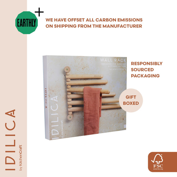 KitchenCraft Idilica Beechwood Wall Rack image 12