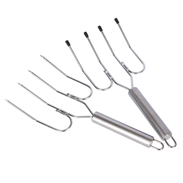 MasterClass Pair of Stainless Steel Oven Forks image 4