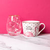 Creative Tops Ava & I Flamingo Set with 450 ml Mug and Wine Glass Set image 2