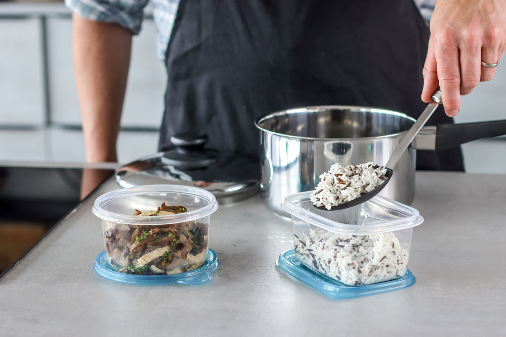 KitchenCraft BPA-Free Plastic Meal Prep Container Set, 50 Pieces