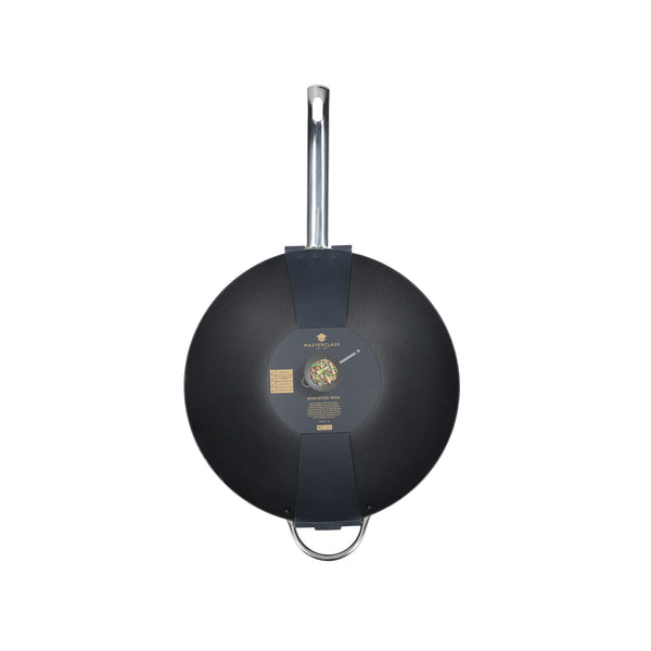 MasterClass Carbon Steel Wok, 35.5cm image 4