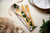 Natural Elements Reusable Bamboo Cutlery Set in Fabric Pouch image 10