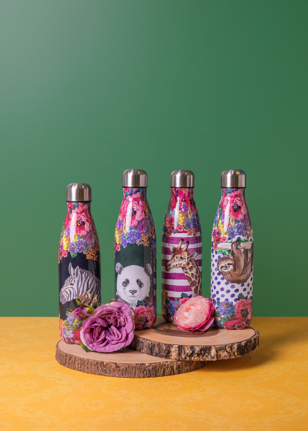 Mikasa Wild at Heart Sloth Water Bottle, 500ml