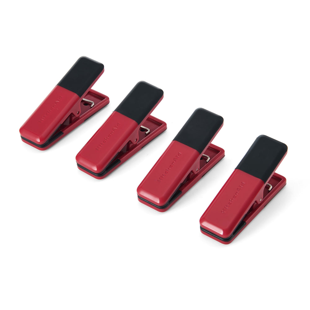 KitchenAid 4pc Small Kitchen Clips Set – Empire Red image 1