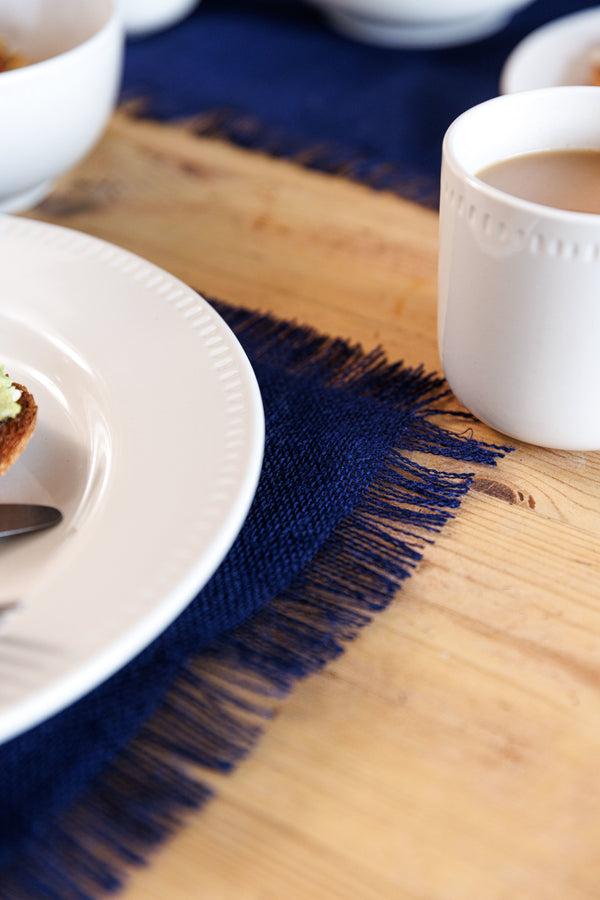 Mikasa Rectangle Jute Placemats, Set of 2, Navy, 45 x 35cm image 5