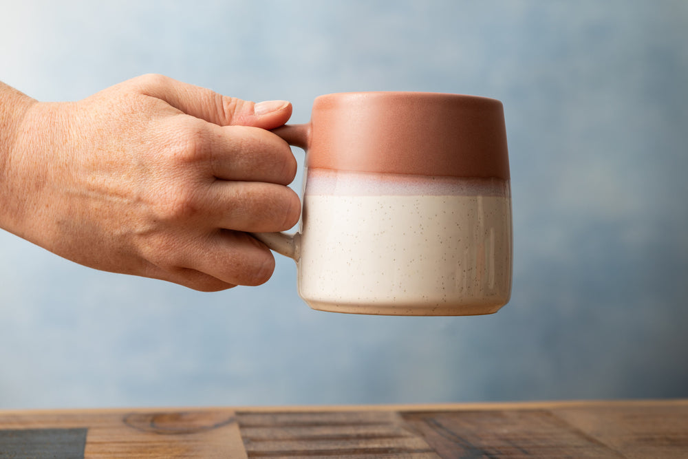 Mikasa Pink Reactive Glaze Mug, 400ML