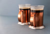 La Cafetière Copper Coffee Mug Set, 2 Pieces - Stainless Steel, Gift Boxed image 2