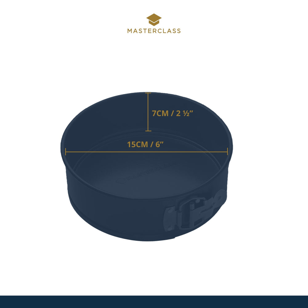 MasterClass Non-Stick Loose Base Springform Cake Pan, 15cm
