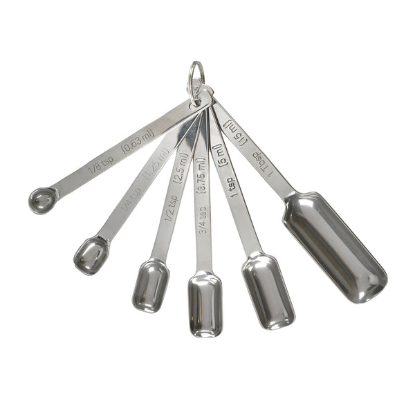 MasterClass Stainless Steel 6 Piece Measuring Spoon Set image 3