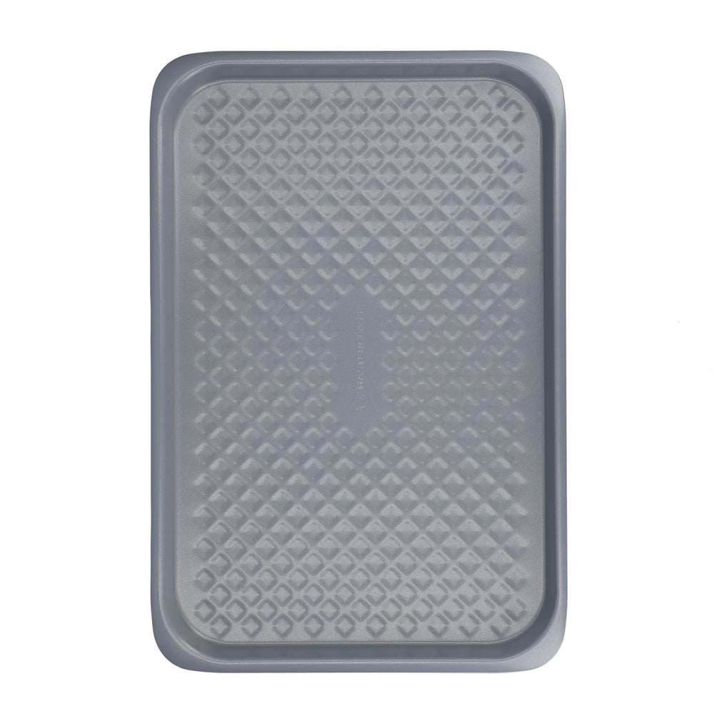MasterClass Smart Ceramic Baking Tray with Robust Non-Stick Coating, Carbon Steel, Grey, 40 x 27cm