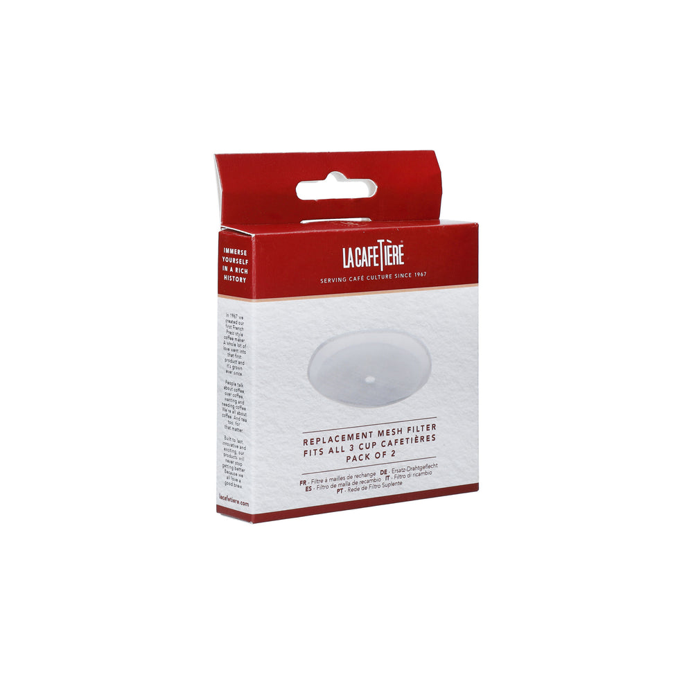 La Cafetière Stainless Steel Cafetière Spare Meshes - 3 Cup