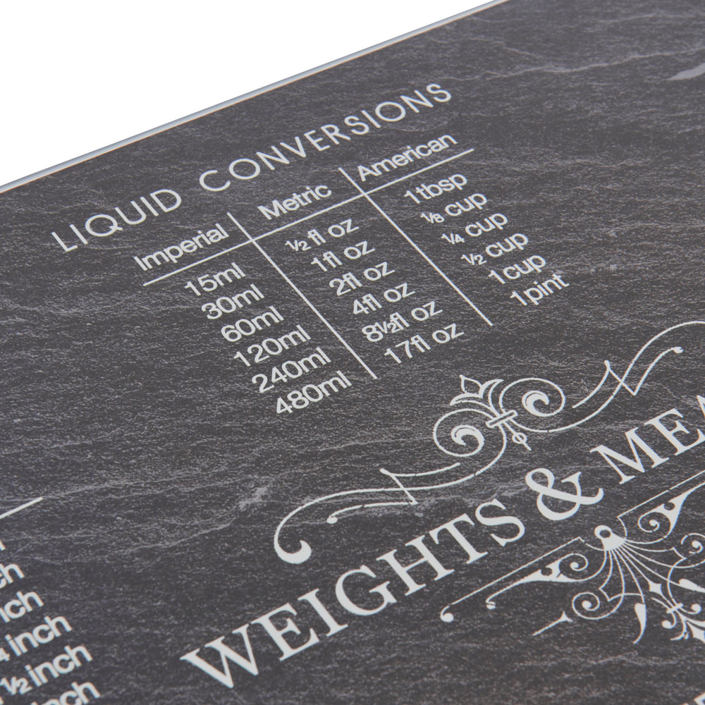 Creative Tops Slate Effect Weights And Measures Work Surface Protector