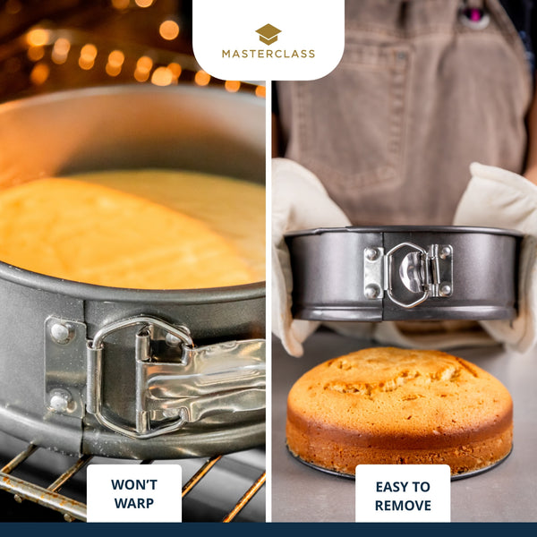 MasterClass Non-Stick Loose Base Springform Cake Pan, 18cm image 8
