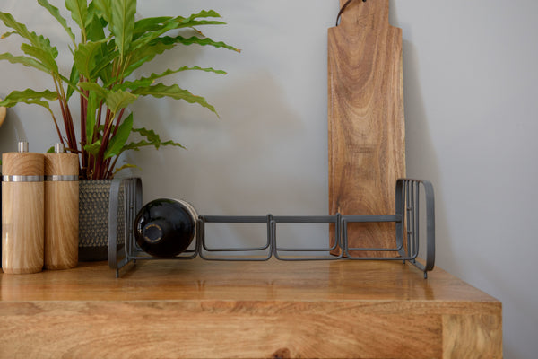 KitchenCraft Living Nostalgia Stackable Bottle Rack, Iron Wire image 4