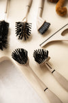 Natural Elements Eco-Friendly Cleaning Brush for Small Spaces, Recycled Plastic with Straw Bristles image 5