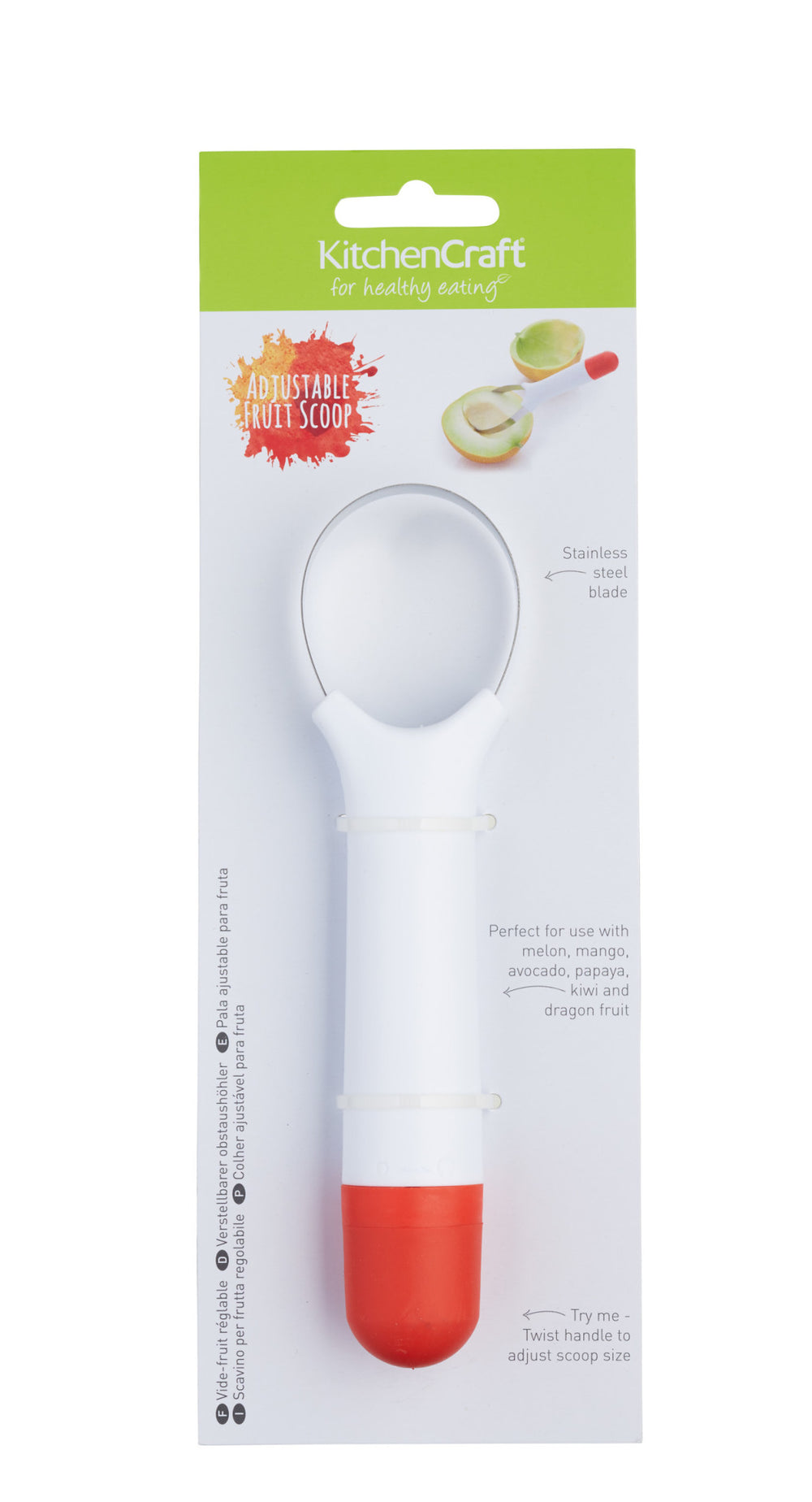 KitchenCraft Adjustable Fruit Scoop