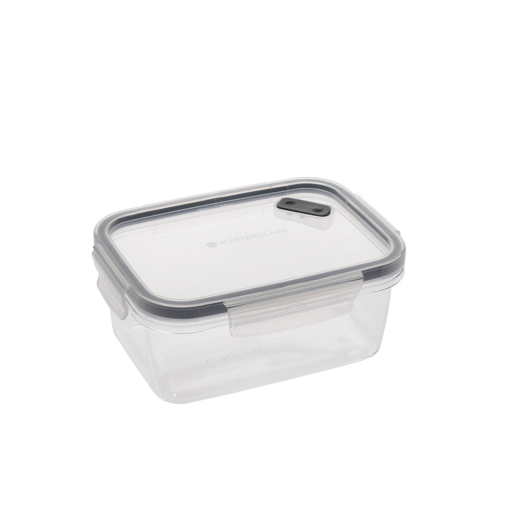 MasterClass Eco-Snap 1.5L Recycled Plastic Food Storage Container - Rectangular