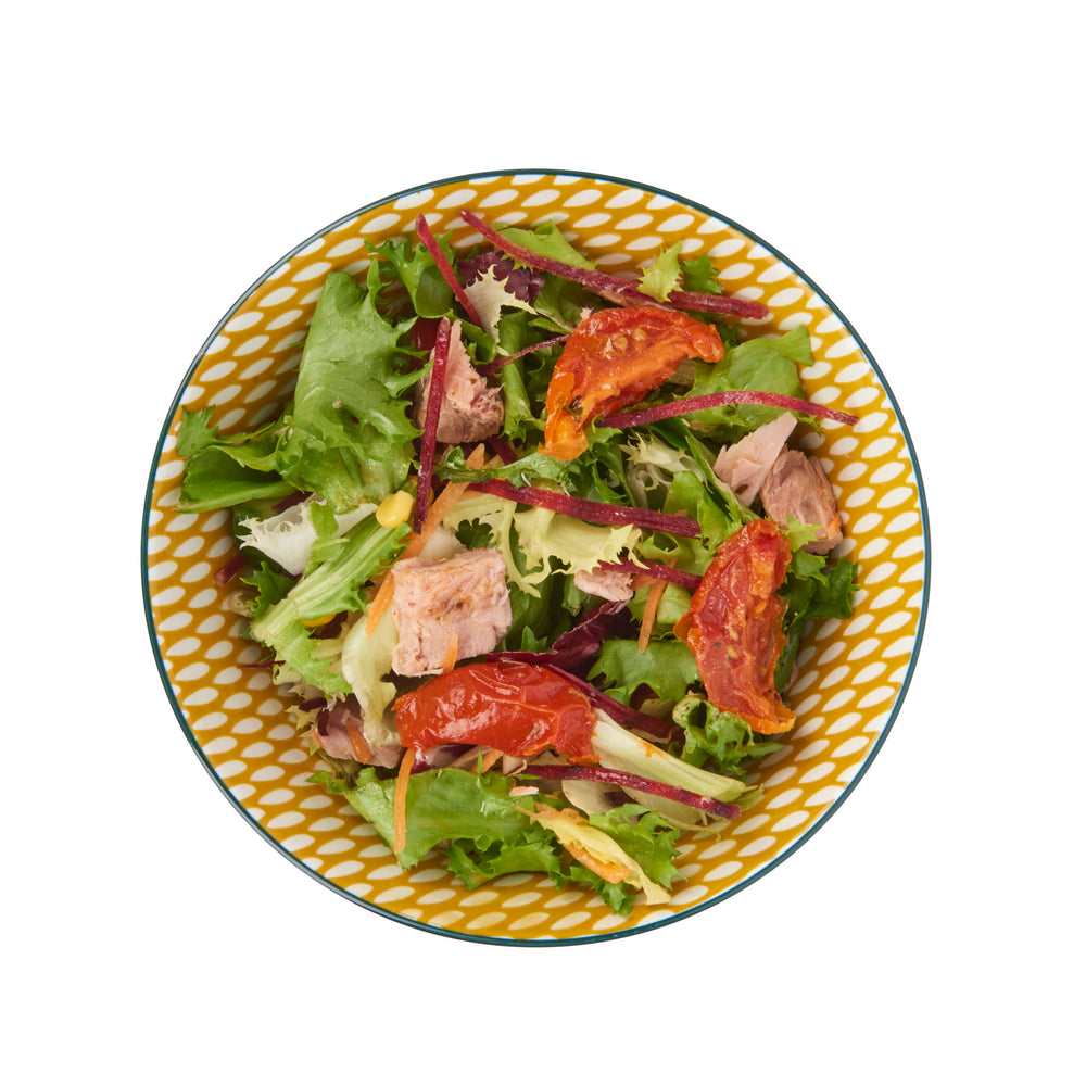 Set of 4 KitchenCraft Leafy Green Print Ceramic Bowls