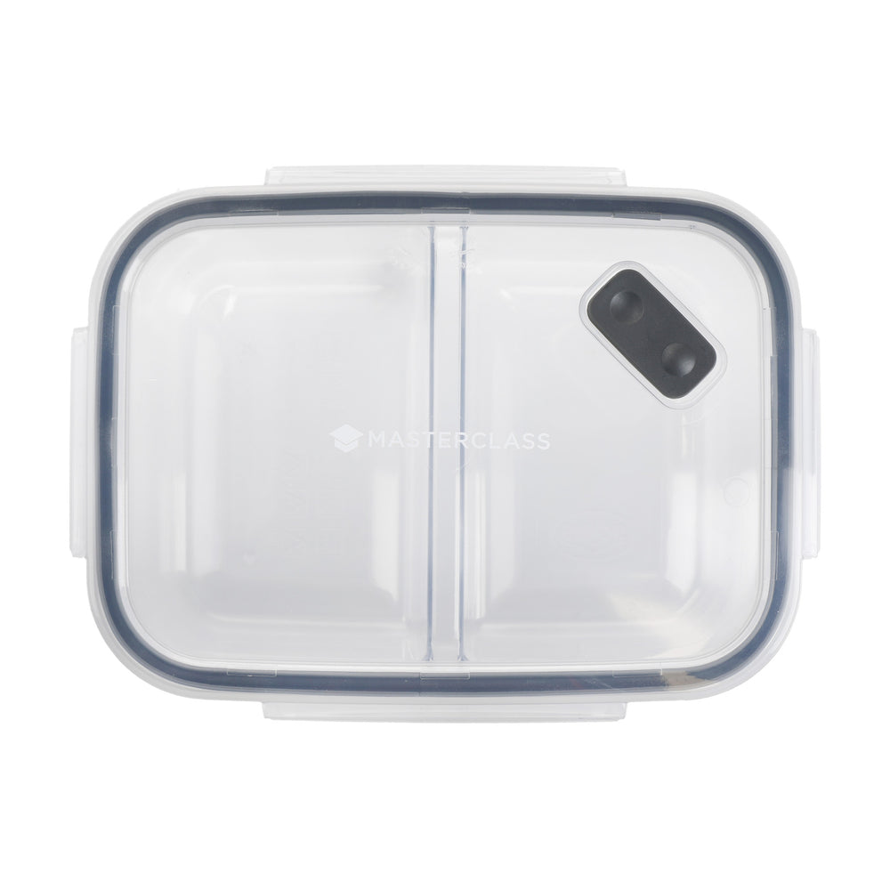 MasterClass Eco Snap Divided Lunch Box - 800 ml