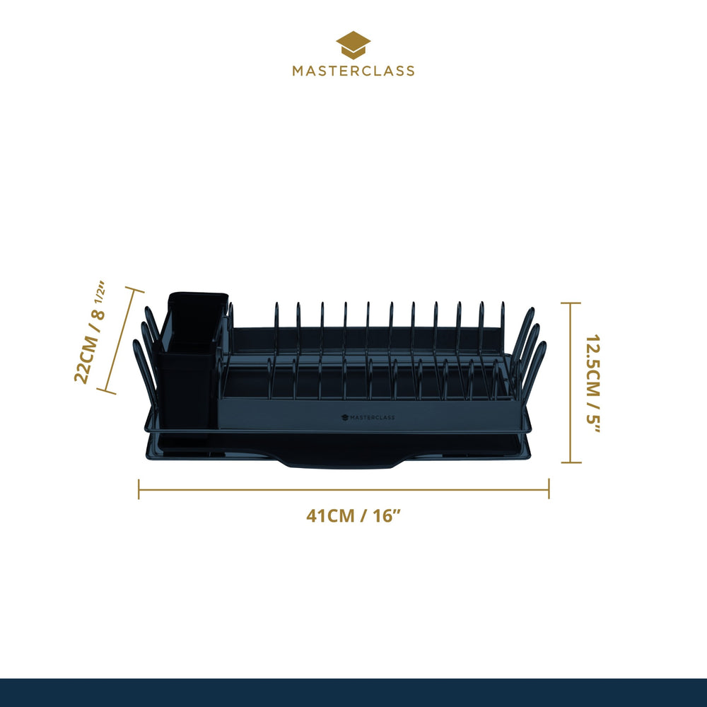 MasterClass Compact Stainless Steel Dish Drainer