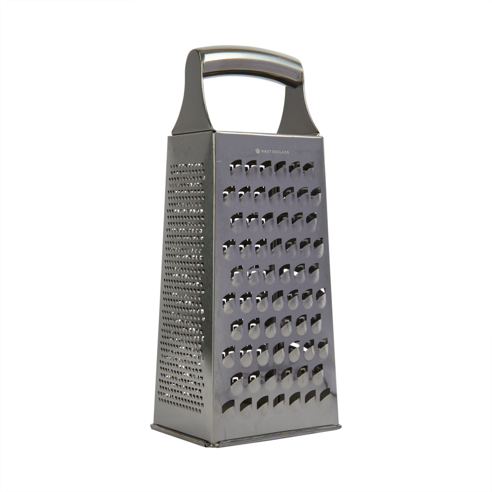 MasterClass Etched Stainless Steel Four Sided Box Grater