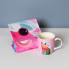 2pc Parrot Kitchen Set with 375ml Ceramic Mug and Cotton Tea Towel - Pete Cromer image 2