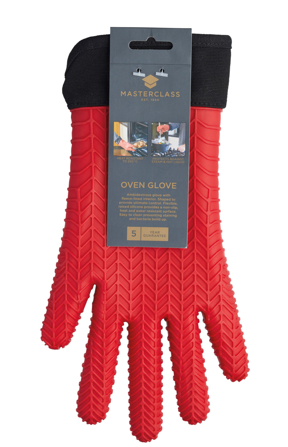 MasterClass Fleece Lined Silicone Oven Glove