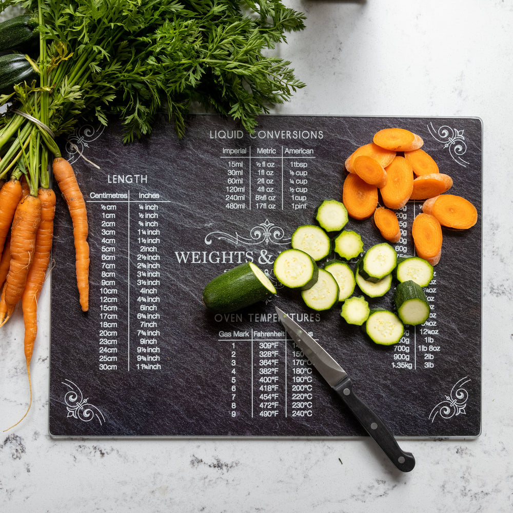 Creative Tops Slate Effect Weights And Measures Work Surface Protector