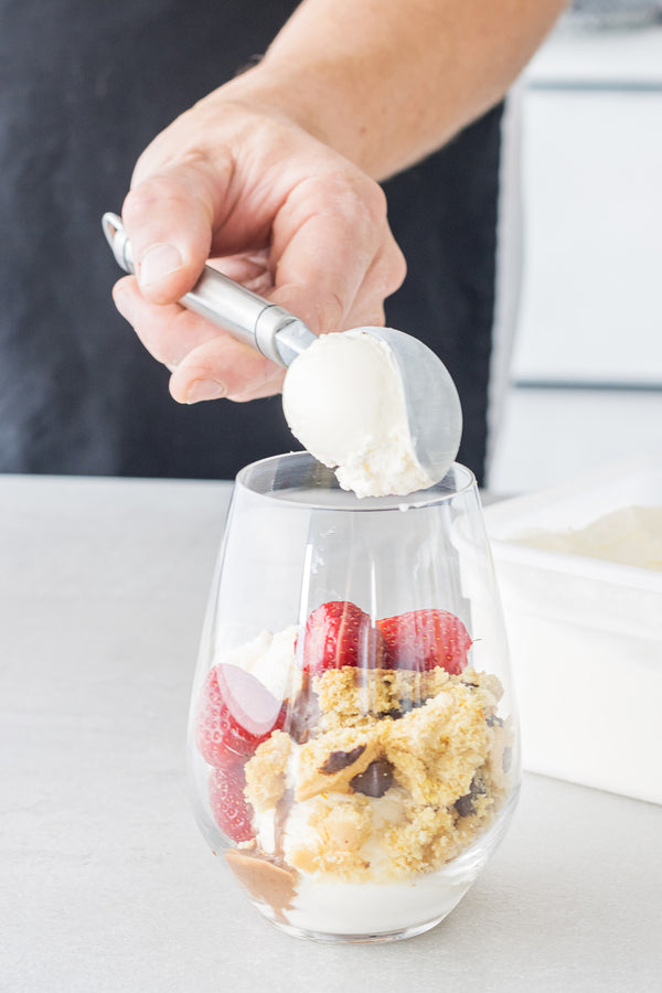 KitchenCraft Oval Handled Stainless Steel Ice Cream Scoop image 7