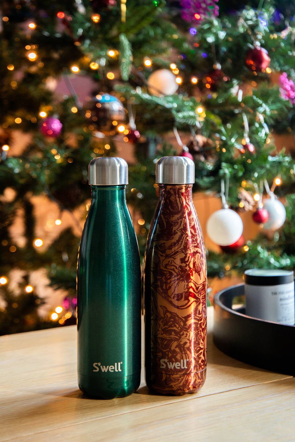 S'well Burgundy Swirl Drinks Bottle, 500ml