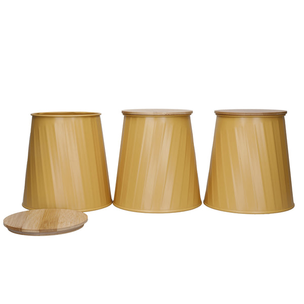 KitchenCraft Storage Canisters - 1.3 L, Yellow, Set of 3 image 11