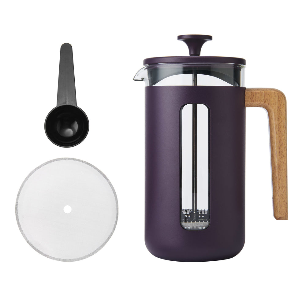 La Cafetière Pisa 8 Cup Cafetière Purple, 1L image 1