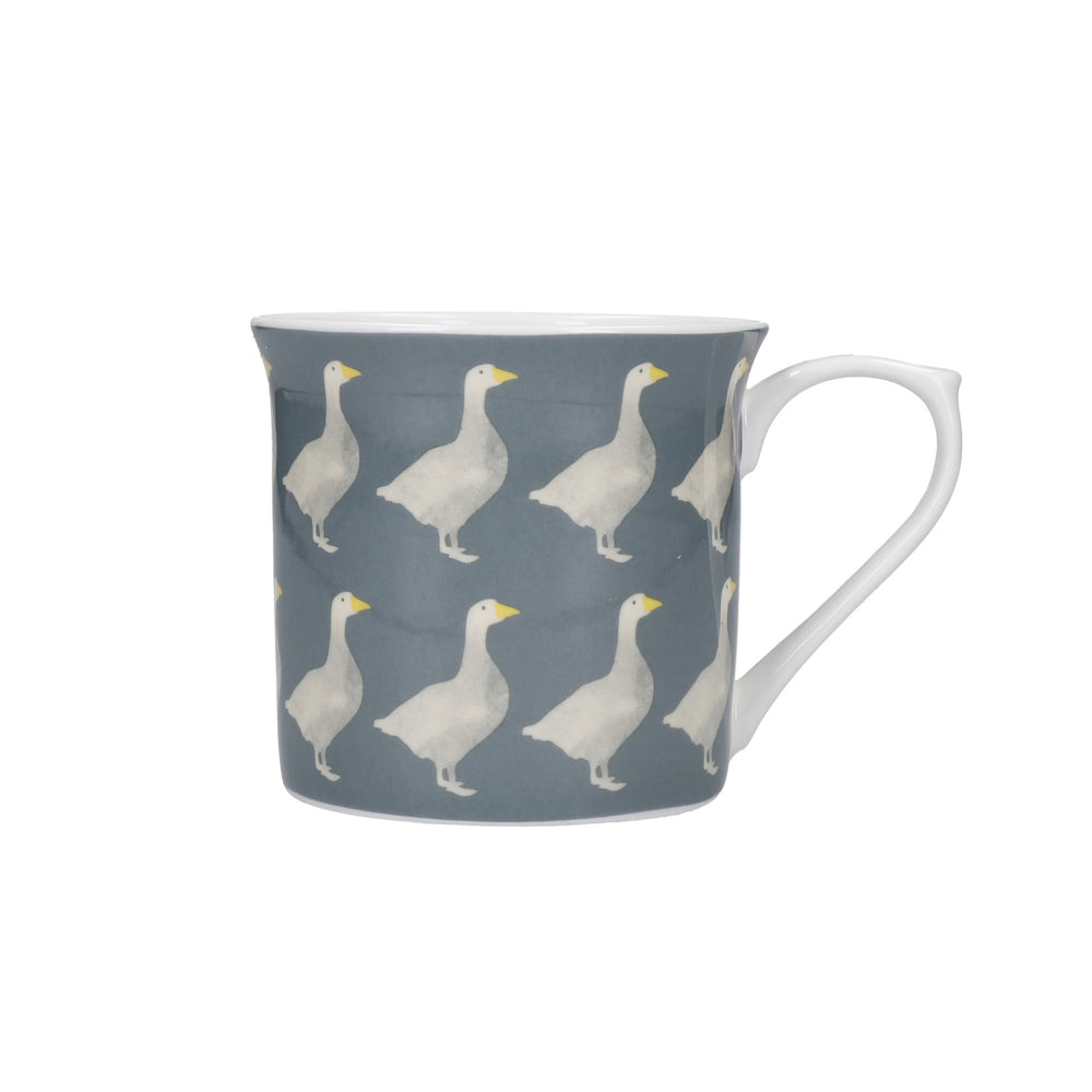 KitchenCraft Fluted Geese Design Mugs - Set of 4