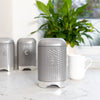 Lovello Retro Sugar Jar with Geometric Textured Finish - Shadow Grey image 6