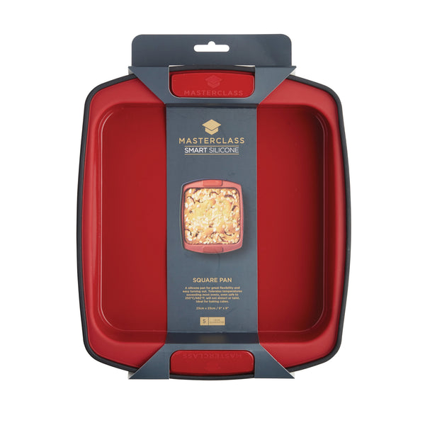 MasterClass Smart Silicone Square Flexible Bake Pan, 23cm image 3